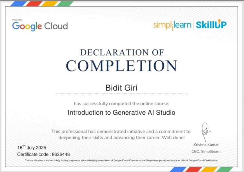 Generative AI Studio (Google Cloud)